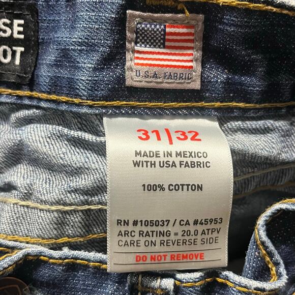 Ariat FR Low Rise M4 Boot Jeans Flame Resistant Men 31x32 Thick Stitch Work Cat2 - Picture 6 of 8